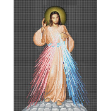 Рисунок на ткани АНГЕЛIКА арт. А551 'Иисусе, на Тебя уповаю' 30х40