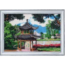 Набор для вышивания BUTTERFLY арт. 328 Китайский садик 32x50 см