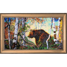 Набор для вышивания BUTTERFLY арт. 586 Медведь 30х54 см