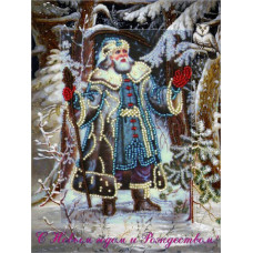 Набор для вышивания BUTTERFLY арт. 708 Дед Мороз 18х14 см