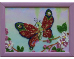 Рисунок на ткани BUTTERFLY арт. 920 Бабочка 17х12 см