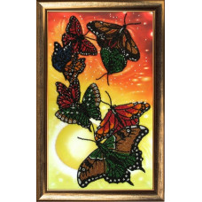 Рисунок на ткани BUTTERFLY арт. CA106 Вальс бабочек 37х23 см