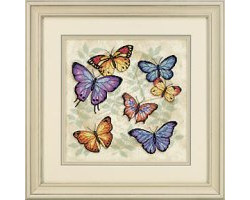 Набор для вышивания DIMENSIONS арт.DMS- 35145 Множество бабочек (28х28 см)