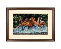 Набор для вышивания DIMENSIONS арт.DMS- 35214 Бегущие лошади (46х25 см)
