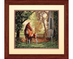 Набор для вышивания DIMENSIONS арт.DMS- 35260 Лошадь с жеребенком (36х30 см)