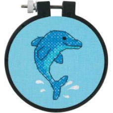 Набор для вышивания DIMENSIONS арт.DMS- 72533 Дельфины (d 8 см)