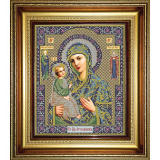 Набор для вышивания бисером GALLA COLLECTION арт.И042 Икона Божией Матери 'Иерусалимская' 25x31 см