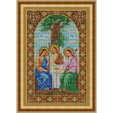 Набор для вышивания бисером GALLA COLLECTION арт.И049 Икона 'Святая Троица' 21x32 см