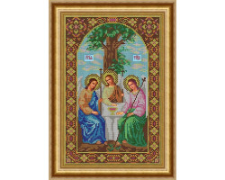 Набор для вышивания бисером GALLA COLLECTION арт.И049 Икона 'Святая Троица' 21x32 см