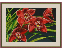 Набор для вышивания бисером GALLA COLLECTION арт.Л313 Орхидеи 30х21 см