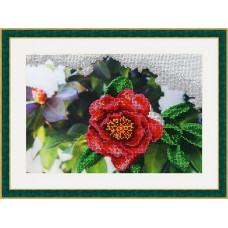 Набор для вышивания бисером GALLA COLLECTION арт.Л317 Японская роза 27х18 см