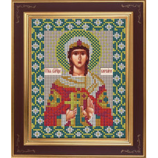 Набор для вышивания бисером GALLA COLLECTION арт.М270 Св. великомученица Варвара 12х15 см