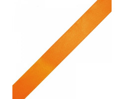 Лента атласная 1' (25мм) цв.3020 яр.оранжевый А уп.32,9 м