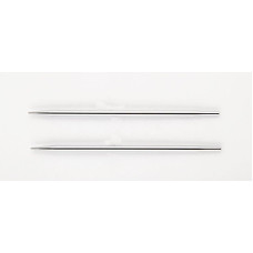 KNPR.10410 Knit Pro Спицы съемные 'Nova Metal' 10мм для длины тросика 28-126см, никелированная латун