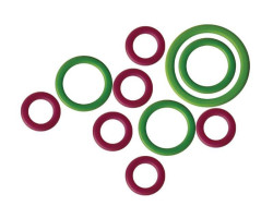 KNPR.10801 Knit Pro Маркировщик для петель 'Кольцо' пластик, зеленый/красный