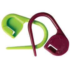 KNPR.10805 Knit Pro Маркировщик для петель 'Булавка', пластик, зеленый/красный, 30шт в упаковке