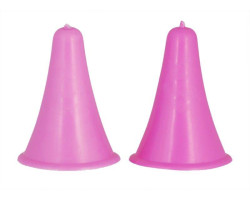 KNPR.10815 Knit Pro Наконечники для спиц 4,5-10мм, пластик, розовый, 2шт в упаковке