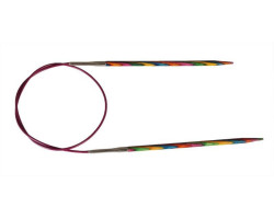 KNPR.20321 Knit Pro Спицы круговые 'Symfonie' 2мм/60см, дерево, многоцветный
