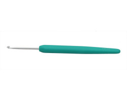 KNPR.30903 Knit Pro Крючок для вязания с эргономичной ручкой 'Waves' 2,5мм, алюминий, серебристый/не