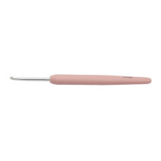 KNPR.30904 Knit Pro Крючок для вязания с эргономичной ручкой Waves 2,75мм, алюминий, серебристый/ири