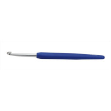 KNPR.30910 Knit Pro Крючок для вязания с эргономичной ручкой Waves 4,5мм, алюминий, серебристый/коло