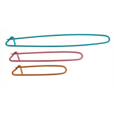 KNPR.45502 Knit Pro Булавки для незакрытых петель , длина 16см, 11см, 8см, алюминий, синий/красный/о