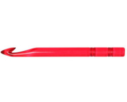 KNPR.51289 Knit Pro Крючок для вязания Trendz 12мм, акрил, красный