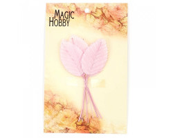 Листочки декоративные MAGIC HOBBY арт.TBY-L11 уп.10шт цв. розовый