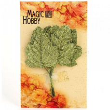 Листочки декоративные MAGIC HOBBY арт.TBY-L25 уп.10шт цв. зеленый