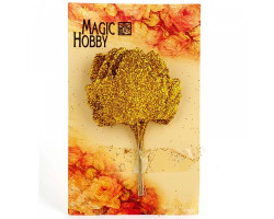 Листочки декоративные MAGIC HOBBY арт.TBY-L26 уп.10шт цв. золото