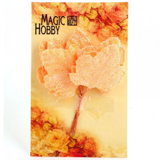 Листочки декоративные MAGIC HOBBY арт.TBY-L28 уп.10шт цв. оранжевый