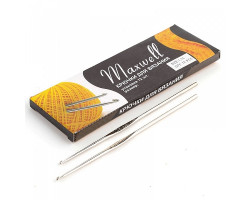 Крючки для вязания арт.ТВ-CH03 Maxwell - 0 1,75мм цв.никель упак.12 шт.