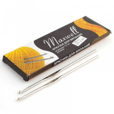Крючки для вязания арт.ТВ-CH03 Maxwell 3,5мм цв.никель упак.12 шт.