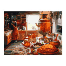 Картины по номерам Molly арт.GX6561 Крестьянская Кухня (24 Краски) 40х50 см