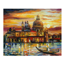 Картины по номерам Molly арт.GX6753 Золотое небо Венеции (26 Красок) 40х50 см