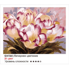 Картины по номерам Molly арт.GX7261 Вечернее цветение (21 Краска) 40х50 см