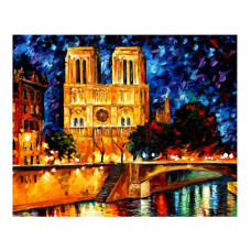Картины по номерам Molly арт.GX9117 Собор Парижской Богоматери (24 Краски) 40х50 см