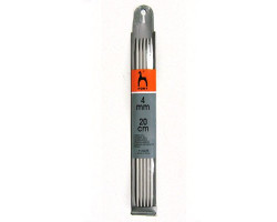 PN.36220 PONY Спицы для вязания носочно-чулочных изделий 20 см 4.00 мм