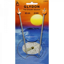 PN.48952 PONY GLYDON Спицы круговые 4,00 мм/80 см, пластик, 2 шт