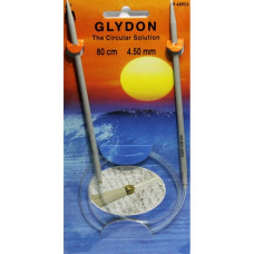 PN.48953 PONY GLYDON Спицы круговые 4,50 мм/80 см, пластик, 2 шт