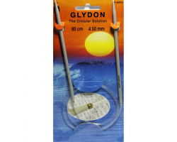 PN.48953 PONY GLYDON Спицы круговые 4,50 мм/80 см, пластик, 2 шт