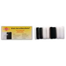 PR.710-14 Kleiber Набор контактной ленты, ширина 2см 100% полиэстер цв.белый и черный