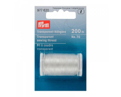 PR.977620 PRYM Прозрачная нить для шитья(швейных машин) №70 100% нейлон 200м уп.1катушка