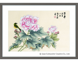 Набор для вышивания крестом Xiu Crafts арт.XC.120 Расцвет 43х29 см