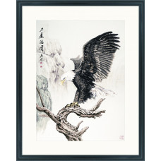 Набор для вышивания крестом Xiu Crafts арт.XC.1502 Орел на вершине дерева 67,31х49,53 см
