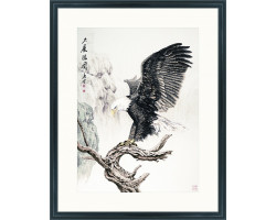 Набор для вышивания крестом Xiu Crafts арт.XC.1502 Орел на вершине дерева 67,31х49,53 см