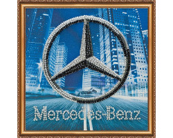 Набор для вышивания бисером АБРИС АРТ арт. АМ-067 Mersedes-Benz 15х15 см