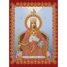 Схема для вышивки иконы бисером на холсте АБРИС АРТ арт.ACK-165 Божья матерь