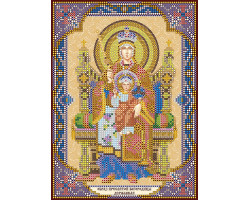 Схема для вышивки иконы бисером на холсте АБРИС АРТ арт.ACK-167 Богородица Державная