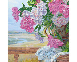 Схема на холсте АБРИС АРТ арт. АС-211 Любимые цветы 30х30 см
